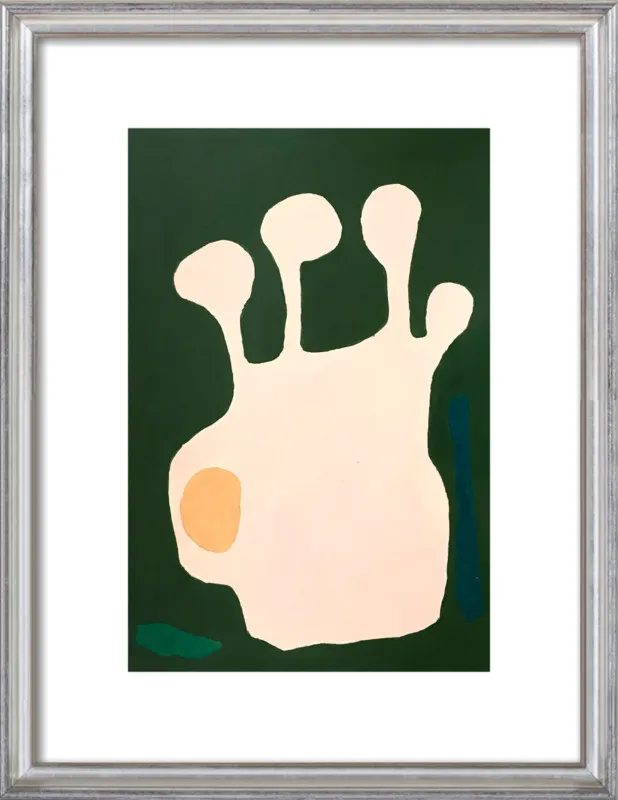 Nectarine Vase, abstraction 11 by Neicy Frey by Neicy Frey for Artfully Walls