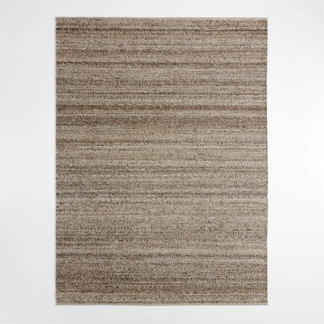 Andalucia Performance Handwoven Taupe Beige Area Rug 6'x9'
