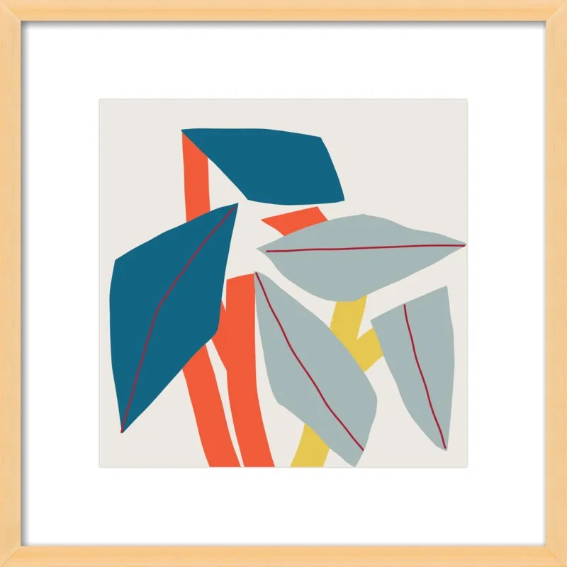 Colourful leaves by Jessica Nielsen for Artfully Walls