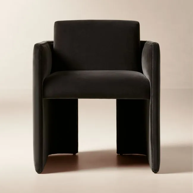 Carson Mink Velvet Dining Armchair Set of 4