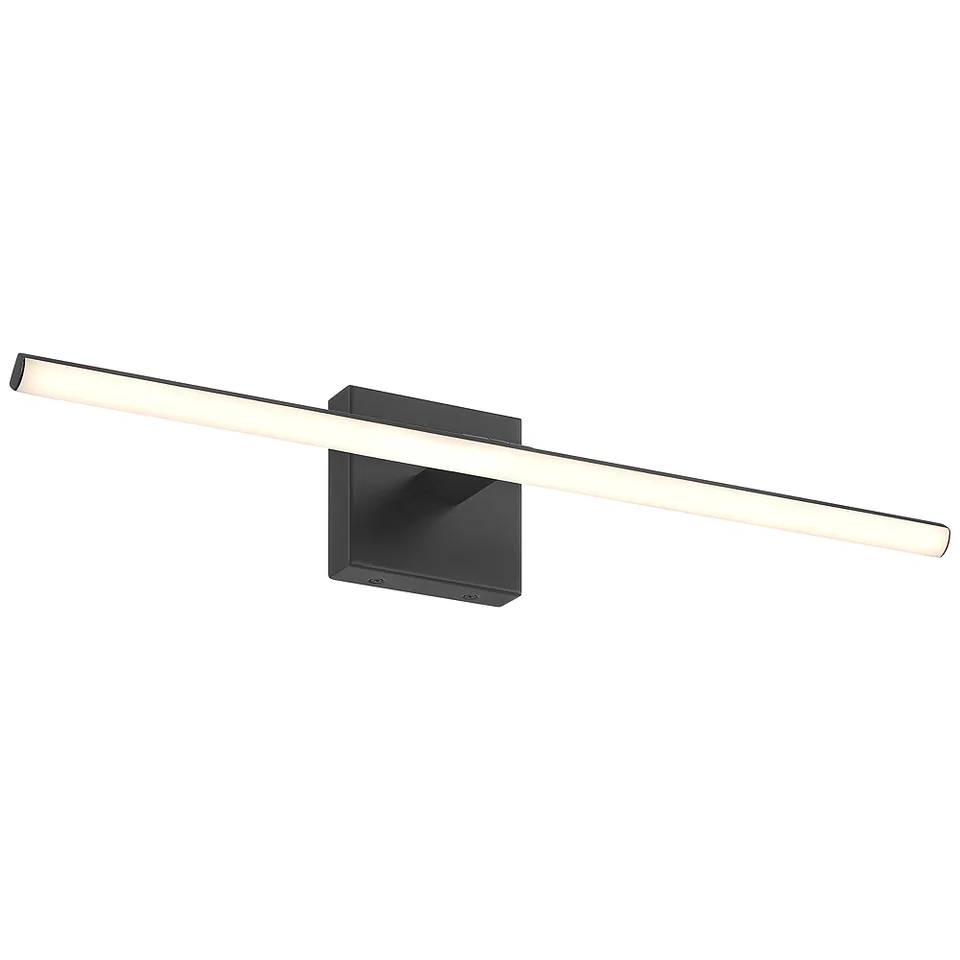 Possini Euro Lula 24" Wide Black LED Bath Light
