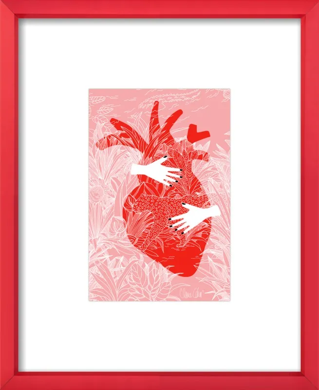REFUGE ROSE by Claire Colin for Artfully Walls