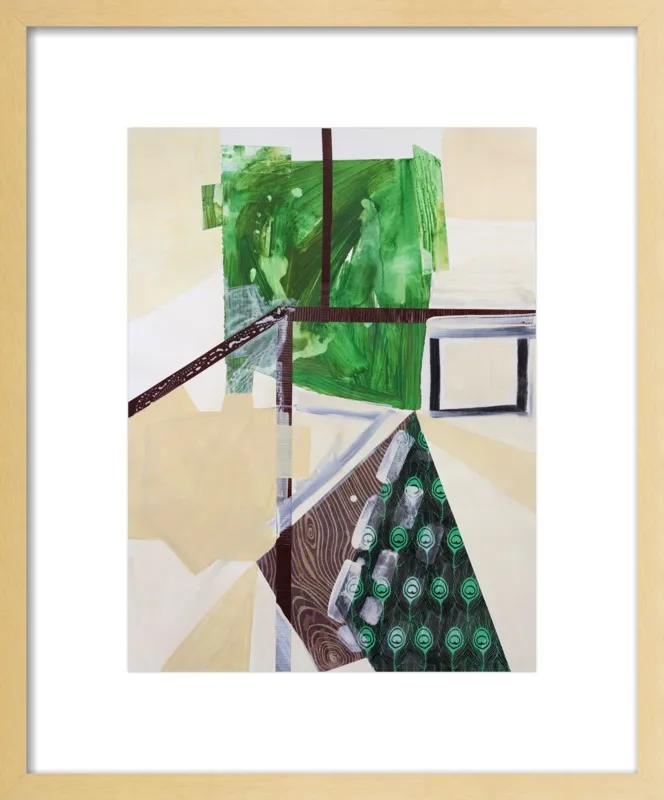 Abstract Study (trail map) by Pamela Staker for Artfully Walls