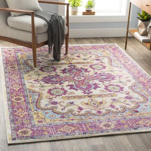 Mumbai Purple Indoor 8'10" x 12'4" Machine Woven Rug