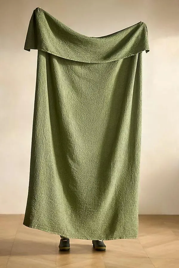 Waffle Linen + Cotton Throw