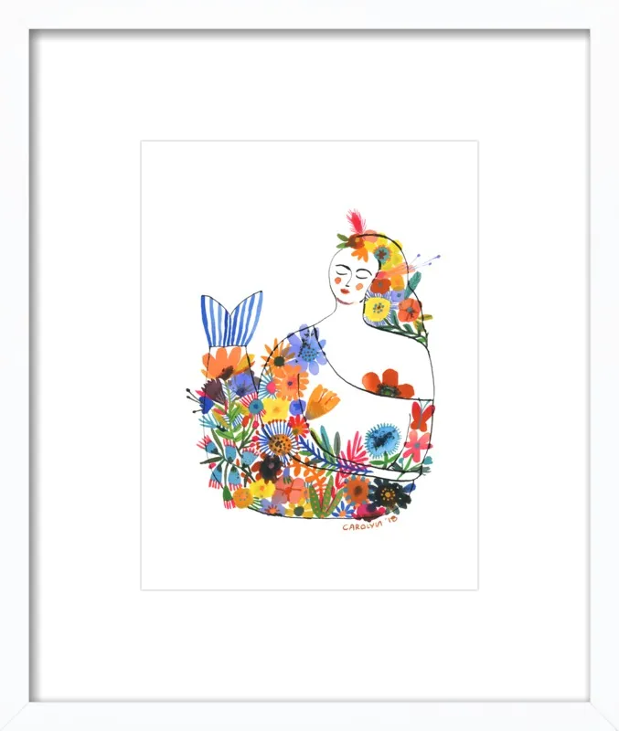 Mermaid by Carolyn Gavin for Artfully Walls