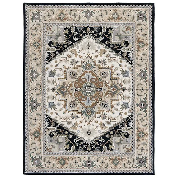 Heritage Row Heriz Medallion Area Rug