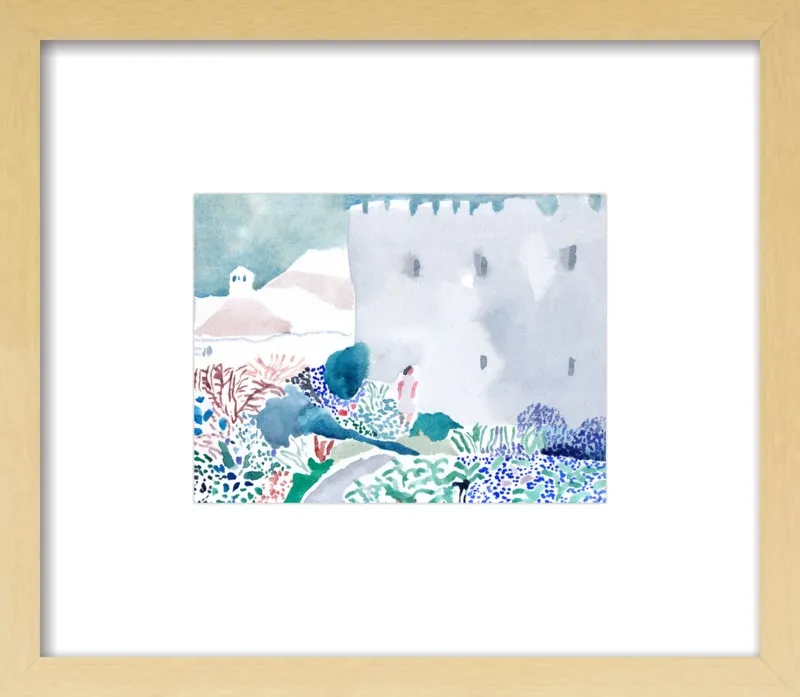 Castle Flowers by Charlotte Ager for Artfully Walls