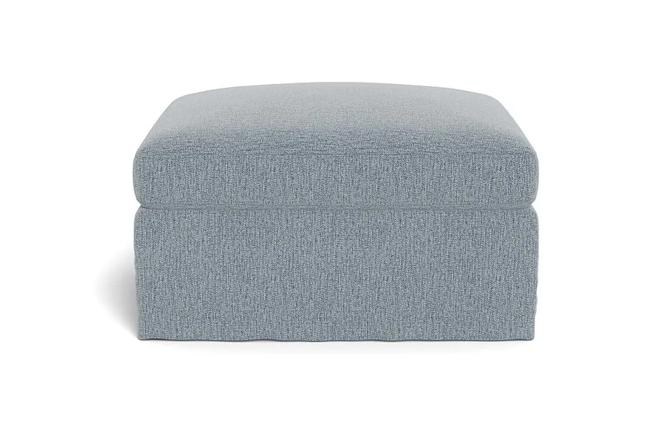 Ella Slipcovered Rectangular Ottoman