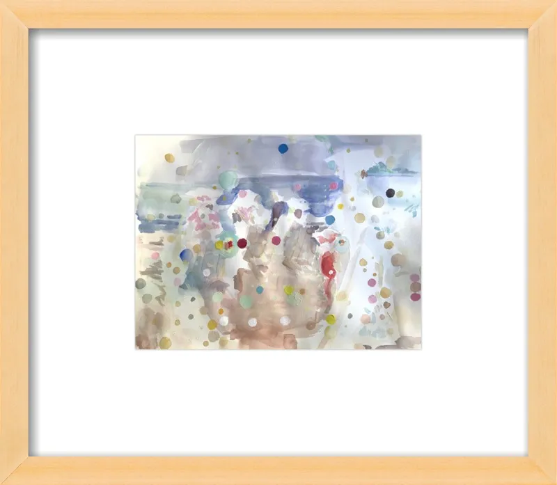 Beach scene (from memory)  by Hannah Dean for Artfully Walls