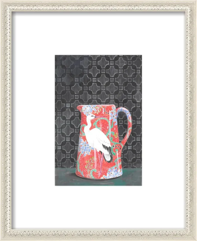Red Vase by Miri Eshet for Artfully Walls