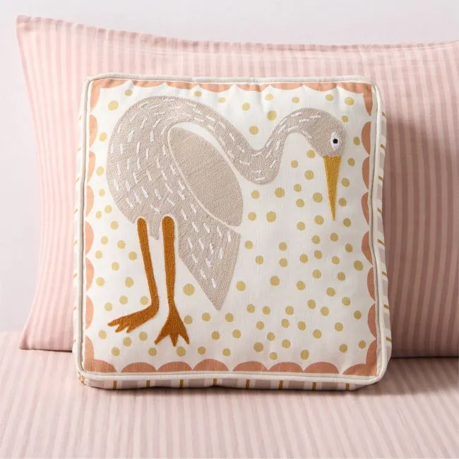Endangered Animal Birdy Bird Kids Throw Pillow