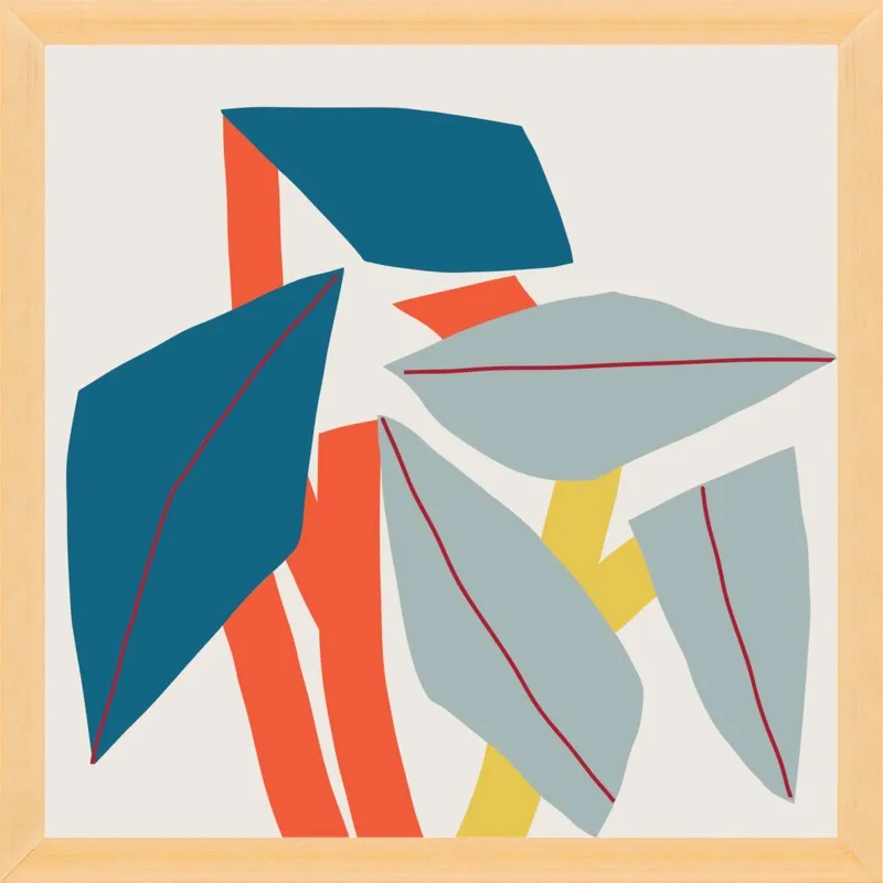 Colourful leaves by Jessica Nielsen for Artfully Walls