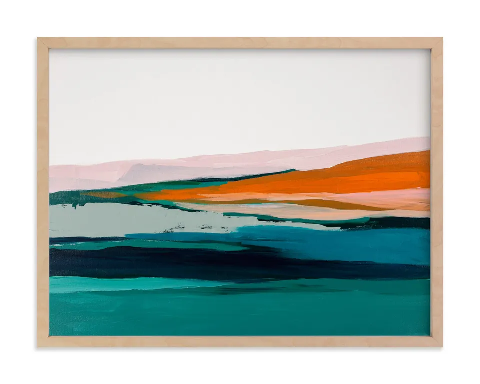 Colorful Abstract Seascape Limited Edition Fine Art Print