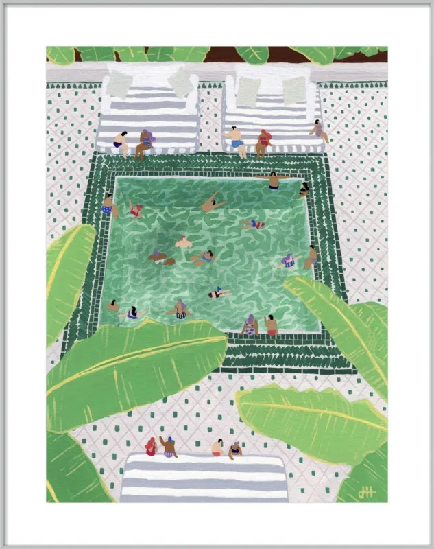 Green Riad by Joanne Ho for Artfully Walls