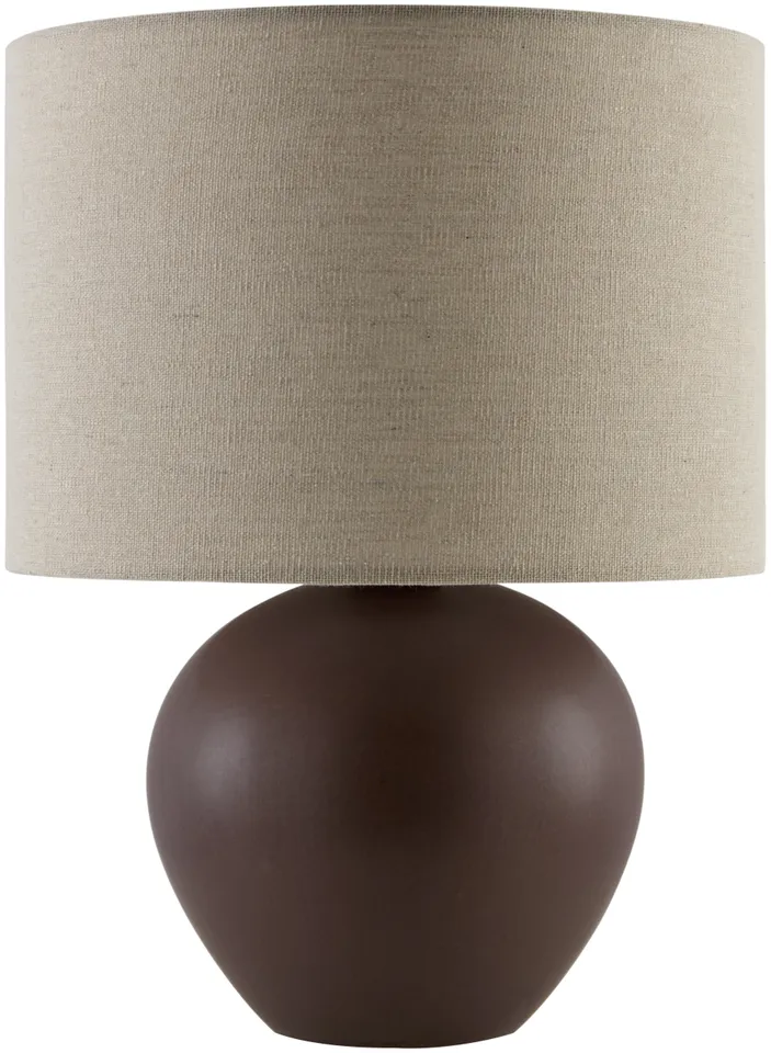 Elio  Glazed 13"H x 10"W x 10"D Accent Table Lamp