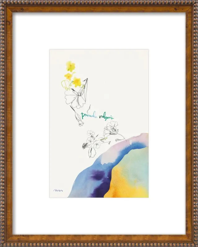 Primula Vulgaris by META WRABER for Artfully Walls