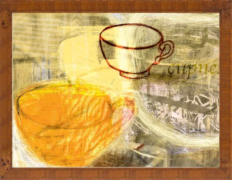 Still Life with Cups by Carmel Kushnir for Artfully Walls
