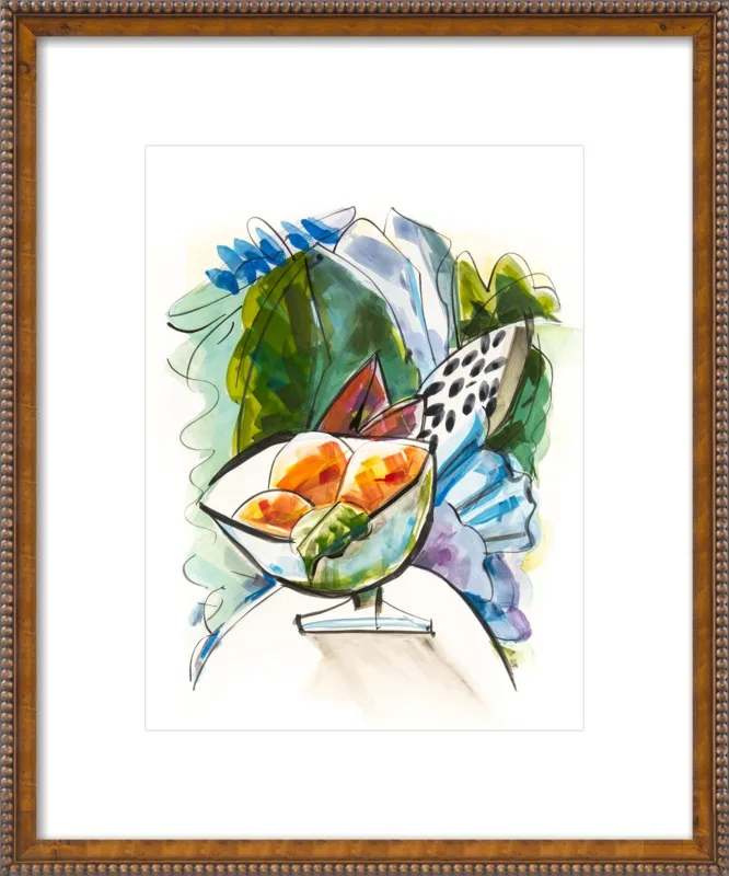 Still life with oranges by Becky Aubry for Artfully Walls