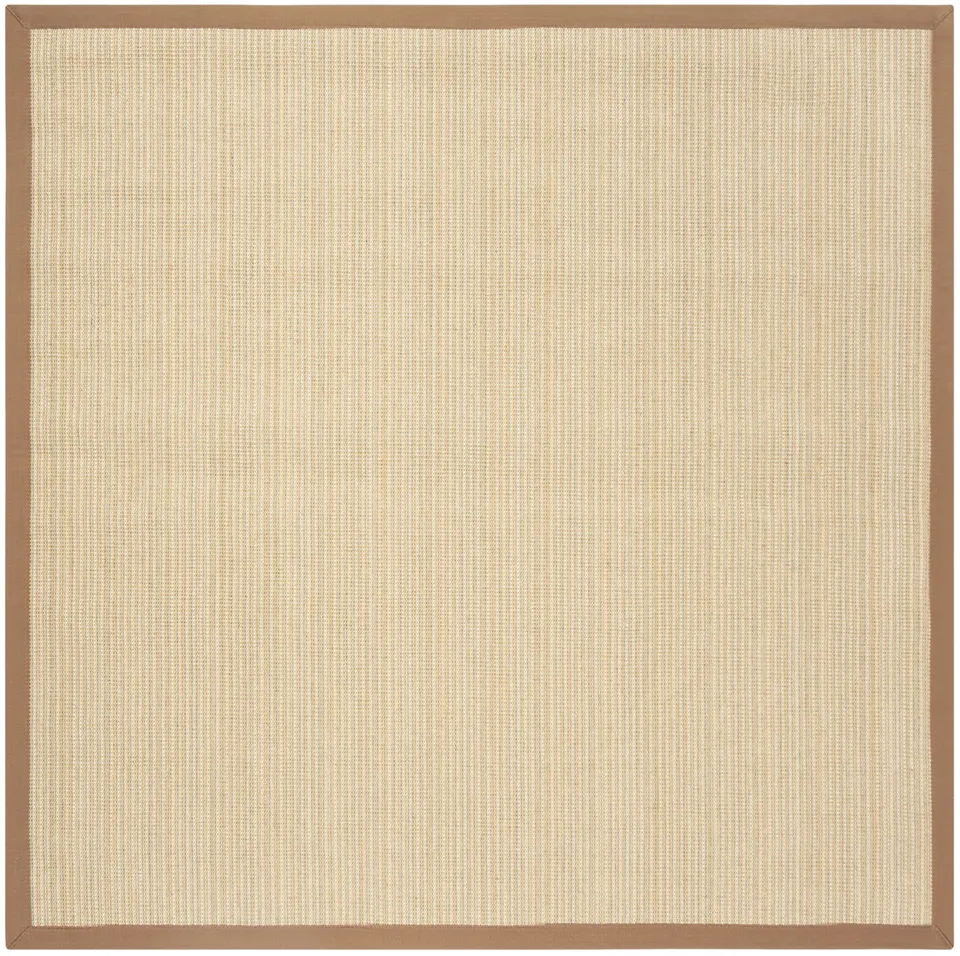 Arlo Home Woven Area Rug, NF132D, Multi/Light Brown,  6' X 6' Square