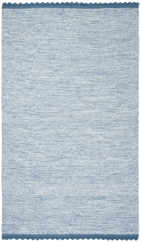 Arlo Home Hand Woven Area Rug, MTK615B, Blue,  5' X 8'
