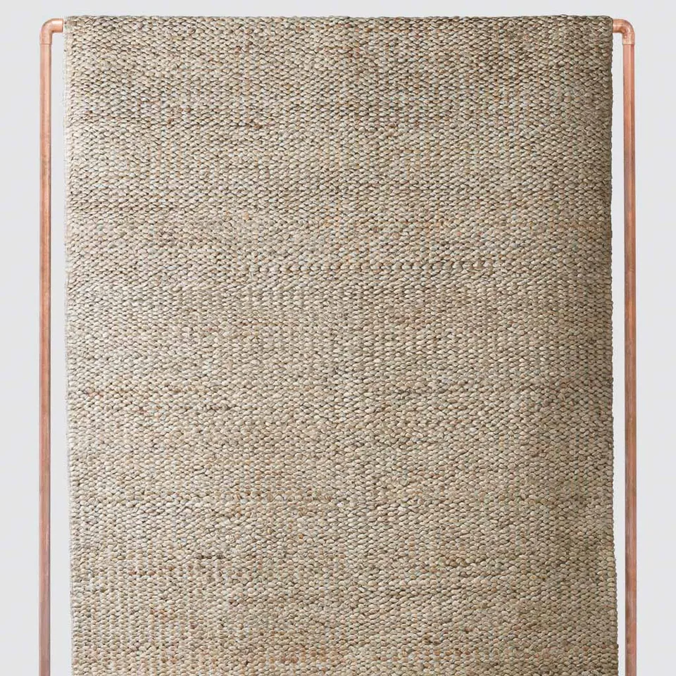 The Citizenry Parthiv Handwoven Jute Area Rug | 6' x 9' | Tan