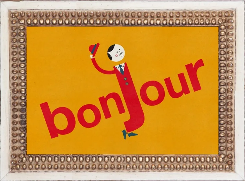 Bonjour by Blanca Gómez for Artfully Walls