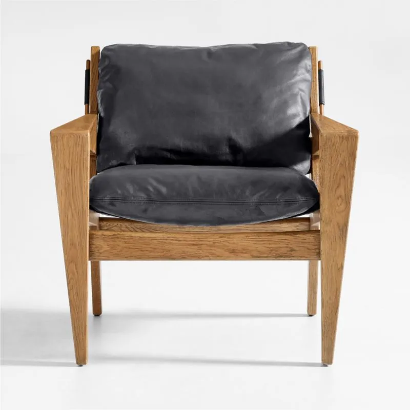 Trava Leather Accent Chair