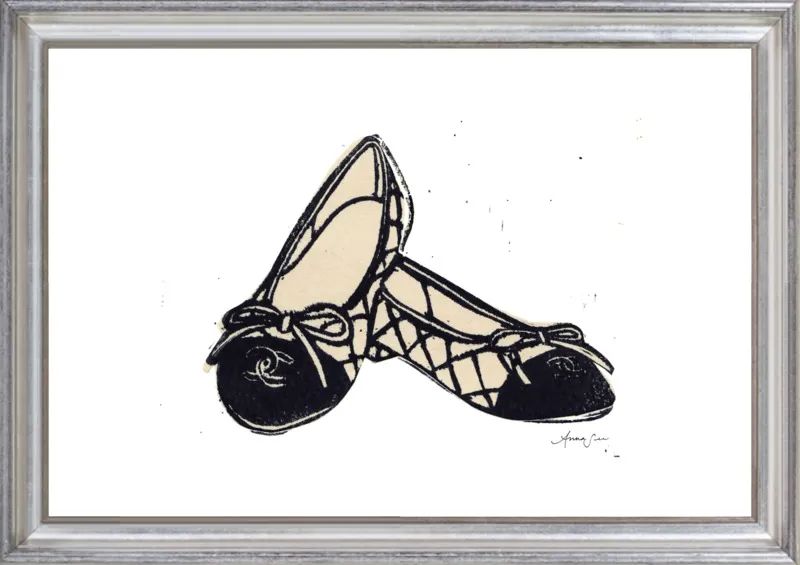 Chanel Ballet Flats by Anna See for Artfully Walls