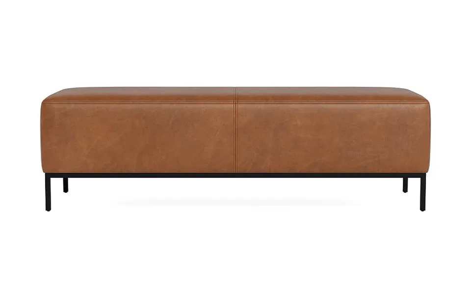 Miller Leather Bench