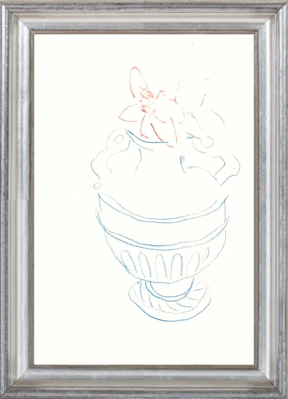 Sevres vase by Shanti Shea An for Artfully Walls