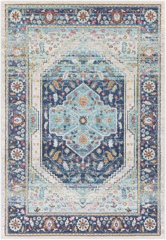 Serapi White Indoor 8'10" x 12'6" Machine Woven Rug