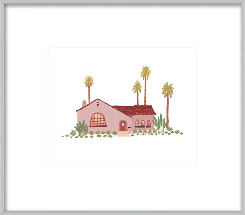 Pink Bungalow by Taylor Ann for Artfully Walls