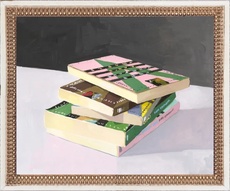 Vonnegut Stack by Elizabeth Mayville for Artfully Walls