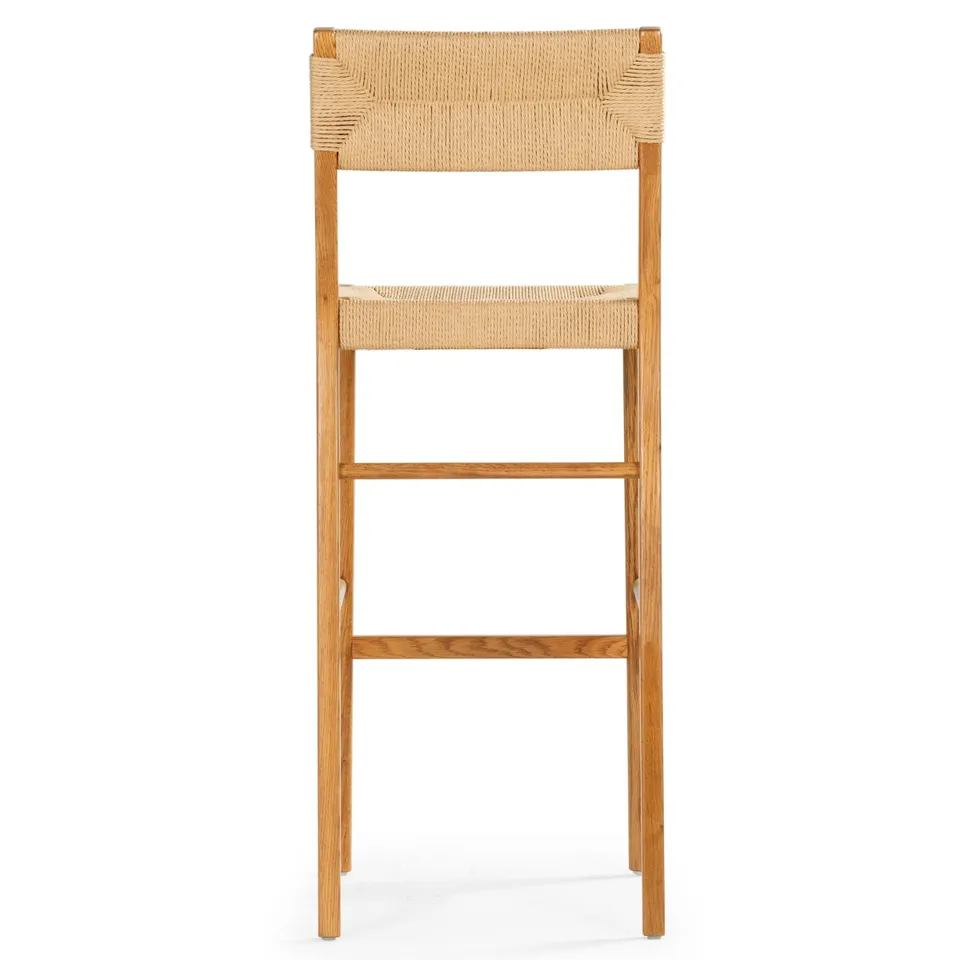 Cody Rattan Barstool - Natural