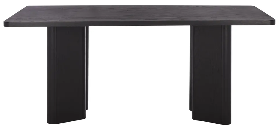 Barnard Rectangle Wood Dining Table - Black