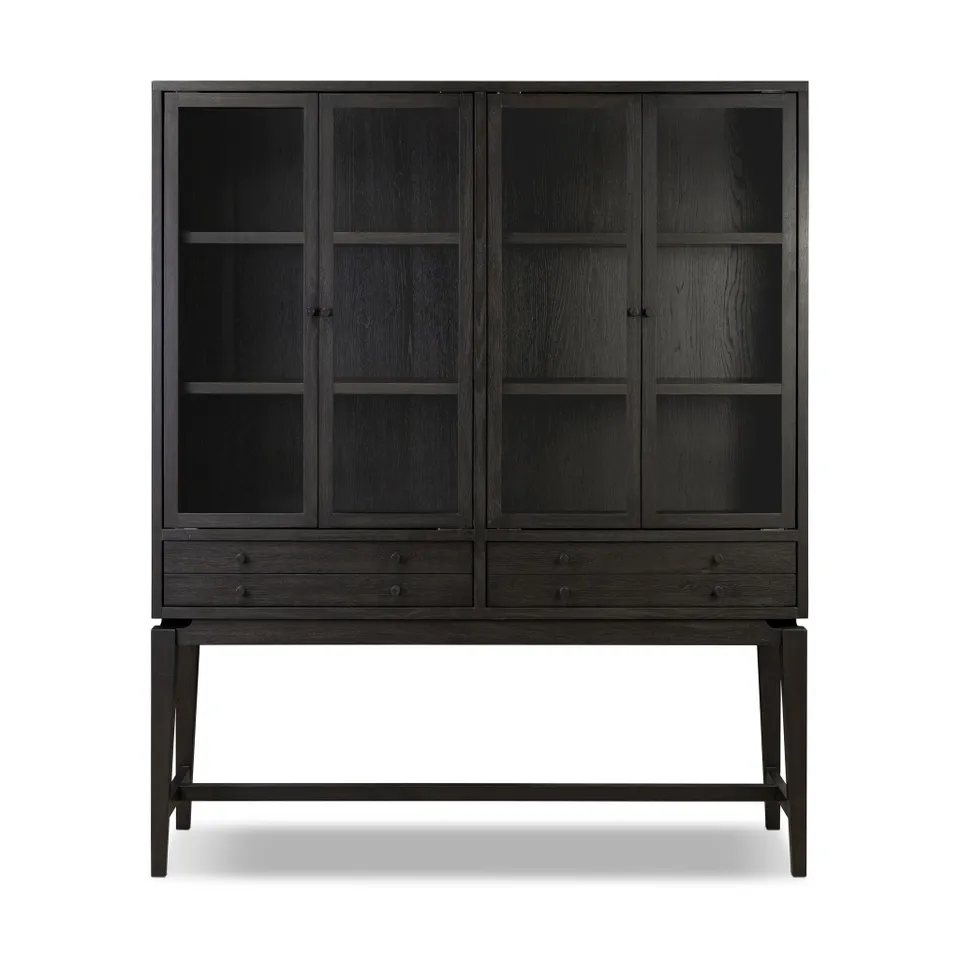 Bergstrom Cabinet - Smoked Black Veneer