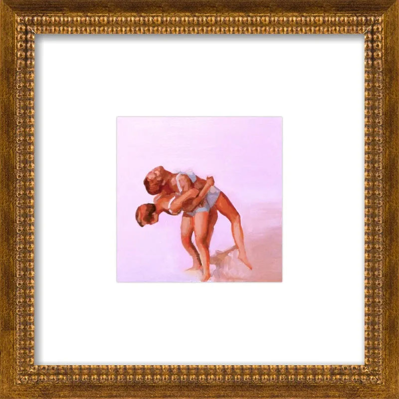 wrestling by Mary Sinner for Artfully Walls