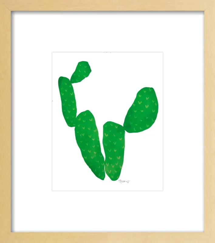 Green Cacti by Kate Roebuck for Artfully Walls