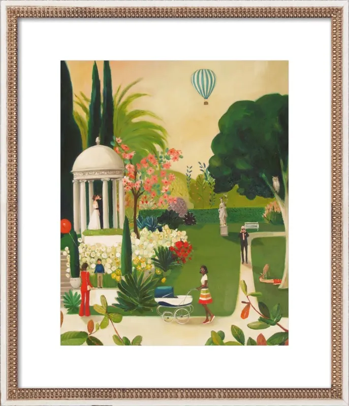 A Fainting in the Botanical Gardens by Janet Hill for Artfully Walls