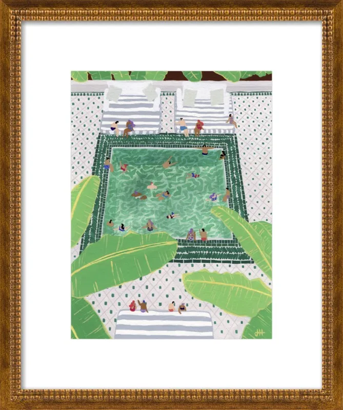 Green Riad by Joanne Ho for Artfully Walls