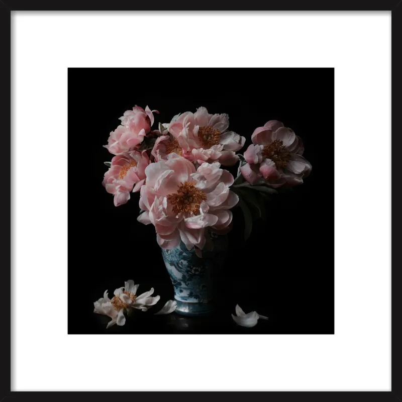 Pink Peonies  by Lucy Snowe for Artfully Walls