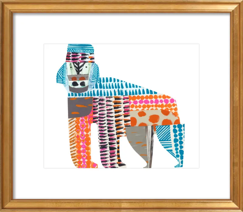 gorilla by Clare Youngs for Artfully Walls