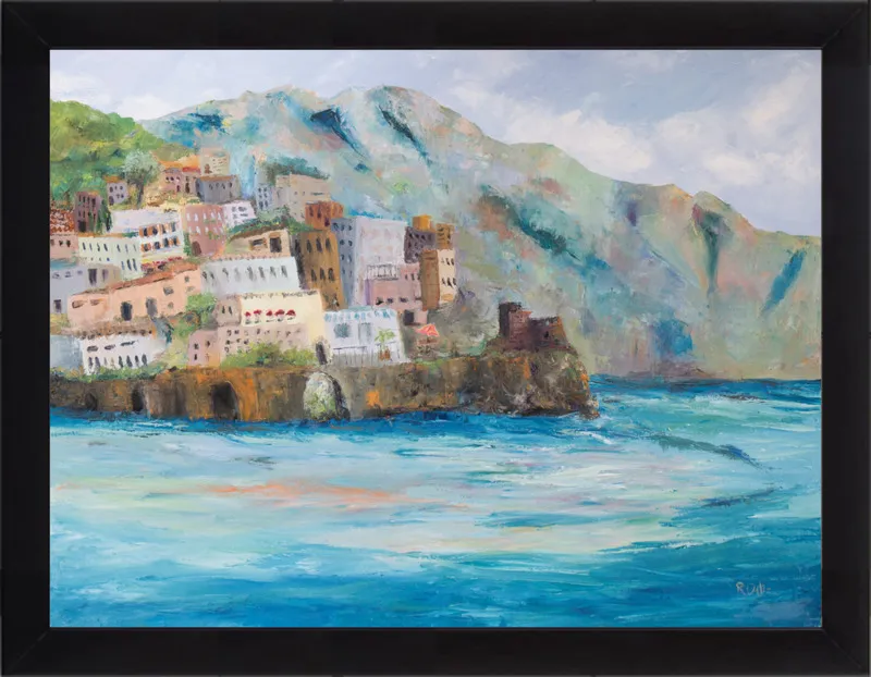 Amalfi Coast by Renee A Ortiz for Artfully Walls