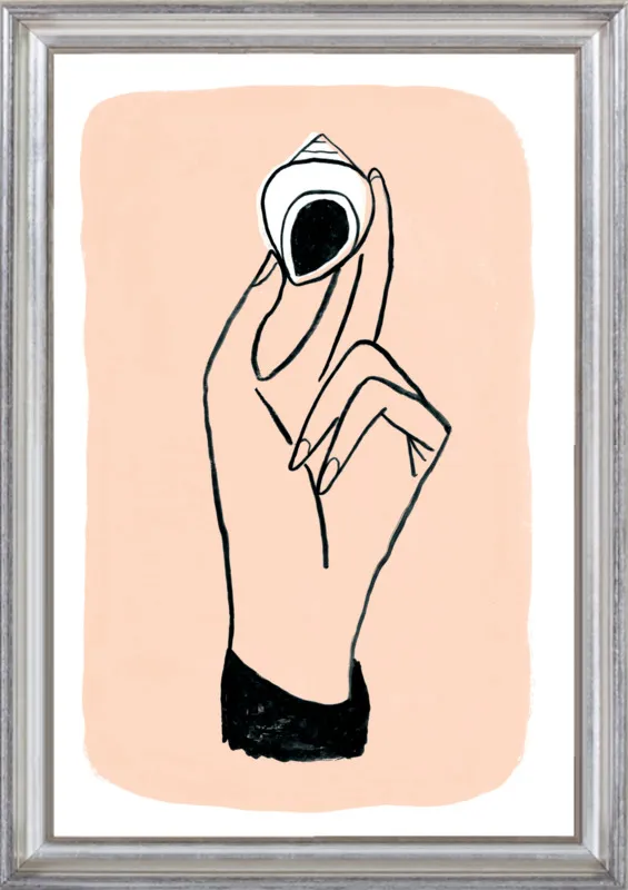 My Hand is My Face by Michael Doyle - Apartment On Belmont for Artfully Walls