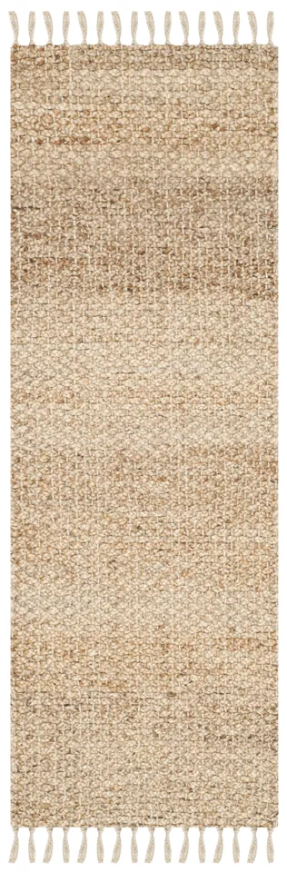 Arlo Home Hand Woven Area Rug, NF733A, Natural,  2' 3" X 9'