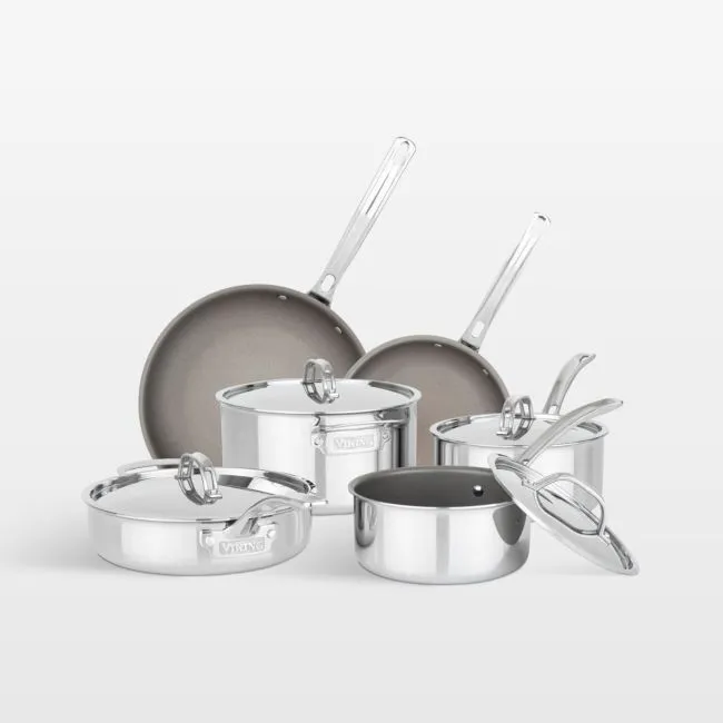 Viking ® 3-ply PureGlide Pro Nonstick 10-Piece Cookware Set