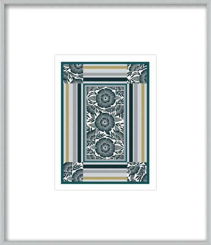 Botanical Frame 1 by Katharine Watson for Artfully Walls