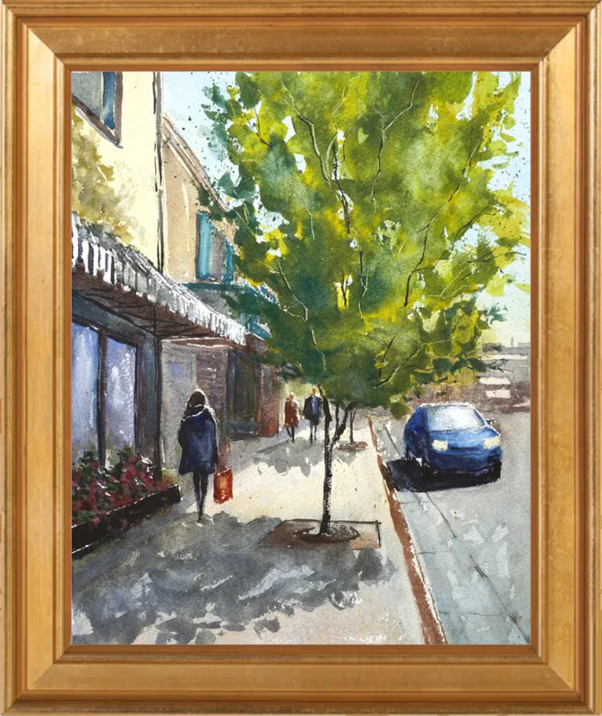 Shops in Laguna by Lauren Dusing for Artfully Walls