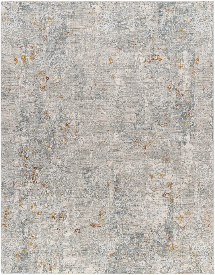 Dresden Gray Indoor 2' x 2'11" Machine Woven Rug